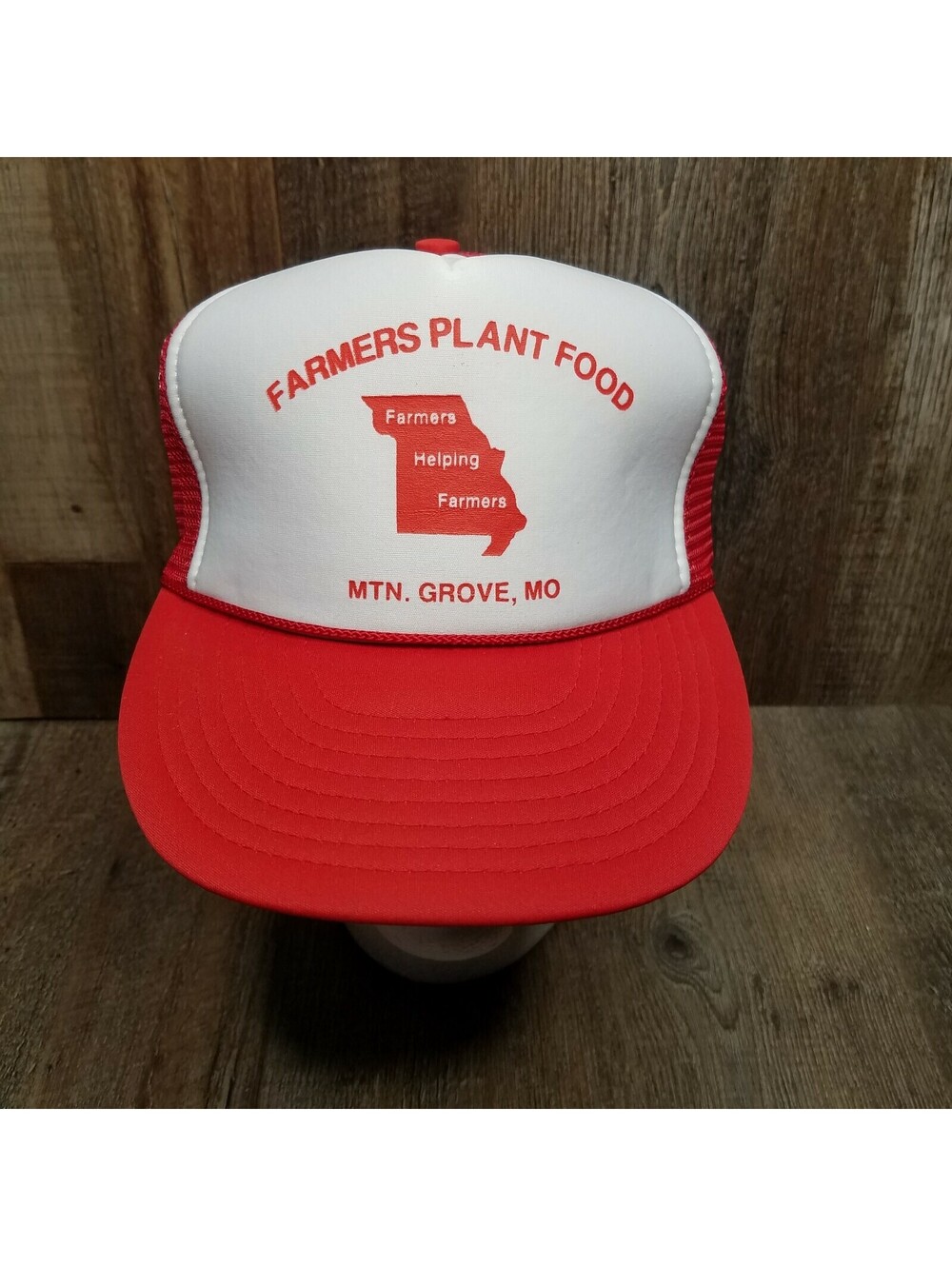 VTG Farmers Plant Food Mountain Grove MO Farmers Helping Farmers Trucker Hat